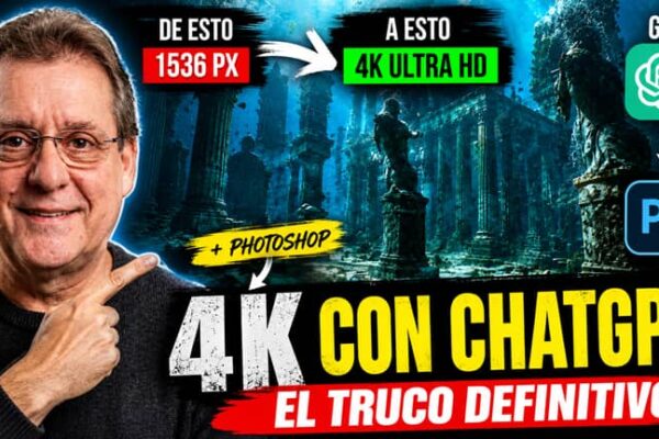 ChatGPT + Photoshop: El truco para generar imágenes 4K perfectas