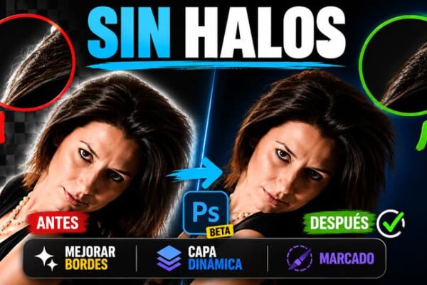 ¡Adiós a los HALOS! Mejora tus recortes en Photoshop