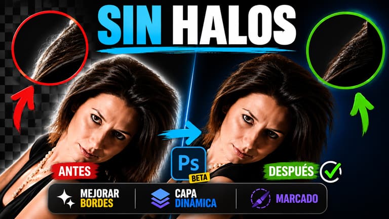 ¡Adiós a los HALOS! Mejora tus recortes en Photoshop