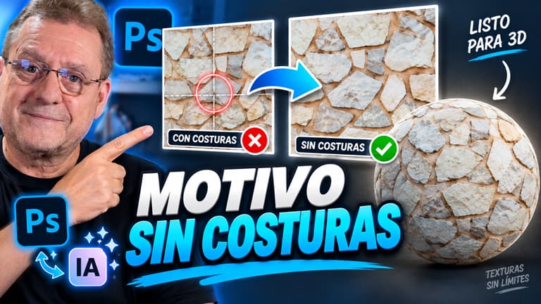 Photoshop crea motivos perfectos con IA ¡y es muy fácil!