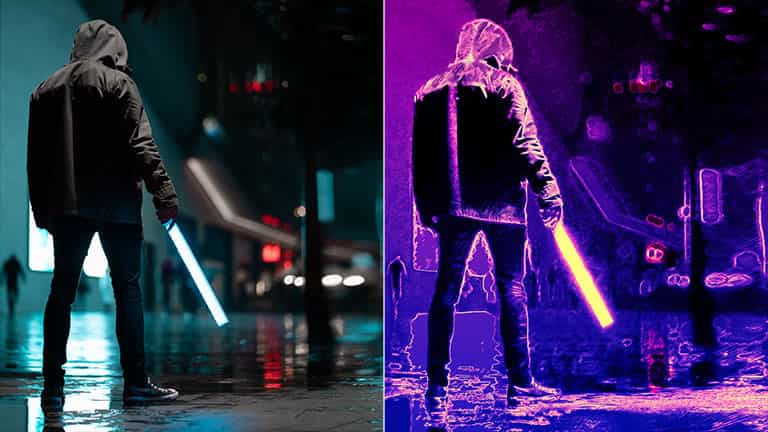 Efecto Cómic Cyberpunk en Photoshop