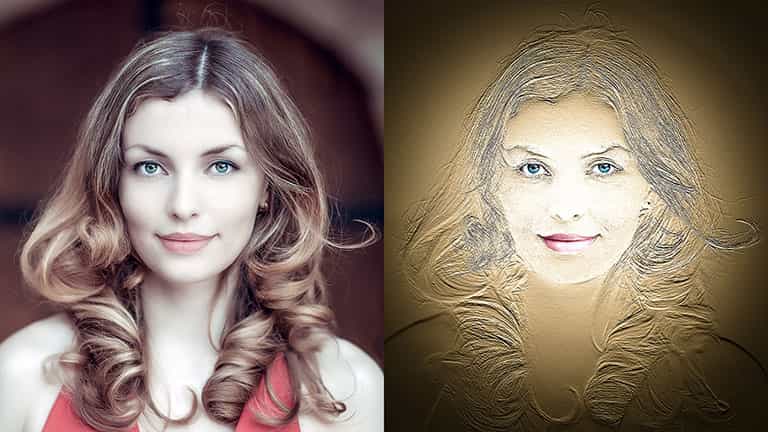 Cómo crear efecto metálico en Photoshop