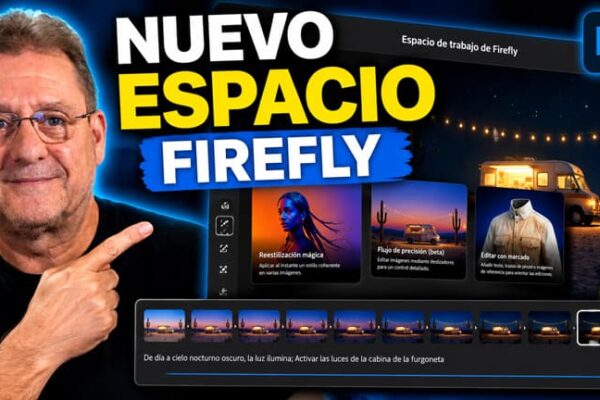 Nuevo espacio Firefly en Photoshop (LO CAMBIA TODO)