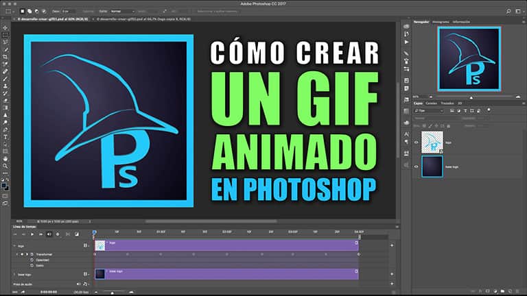 Crear GIF animado en Photoshop