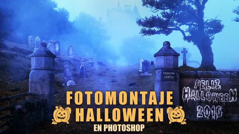 Fotomontaje de cementerio con Photoshop (Especial Halloween)