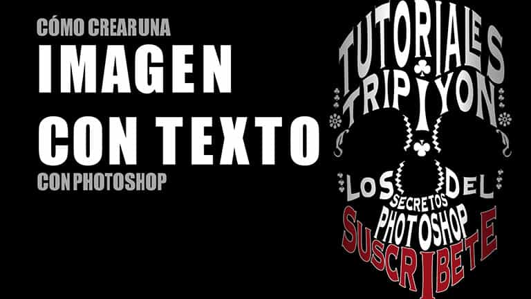 Crear imagen tipográfica en Photoshop