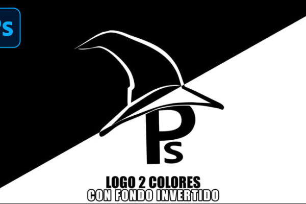 Logo a 2 colores con fondo invertido ¡TRUCO PRO PHOTOSHOP!