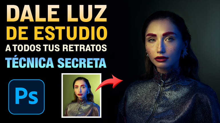 Luz Rembrandt en Photoshop | TÉCNICA SECRETA