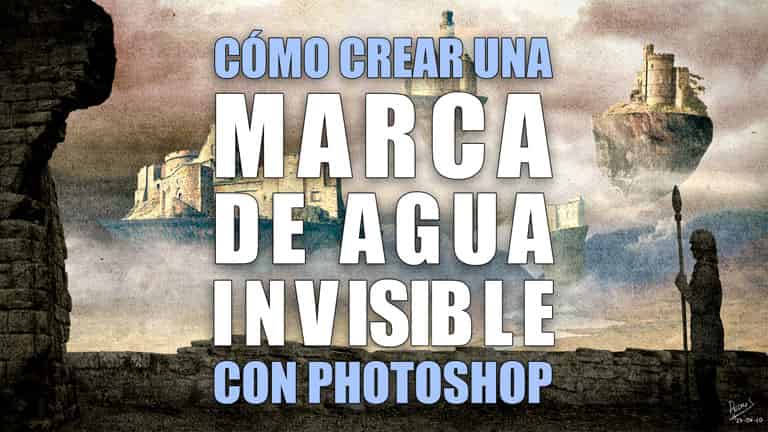 Cómo crear una marca de agua invisible con Photoshop