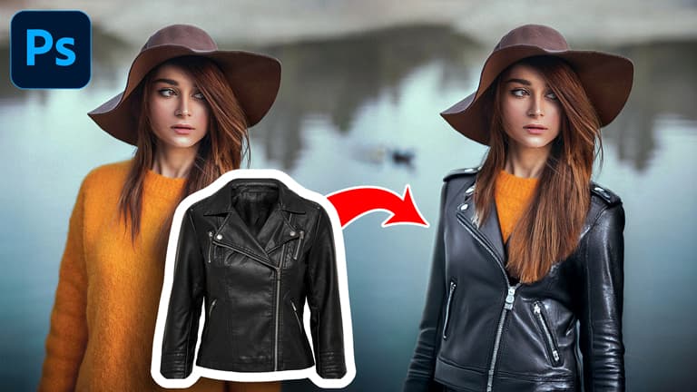 Añade una Chaqueta a una Mujer en Photoshop