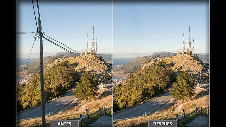 Cómo quitar cables de la luz a tus fotografías con Photoshop