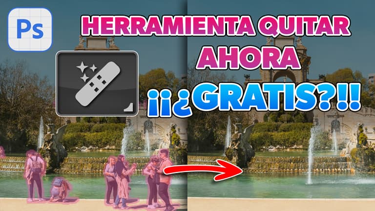 Herramienta Quitar mejorada en Photoshop ¡¿GRATIS?!