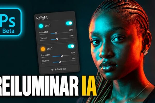 Photoshop cambia la iluminación de tus fotos con IA